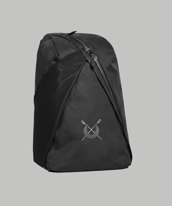 Pro Tour Backpack with Wreath Silver patch zipped on