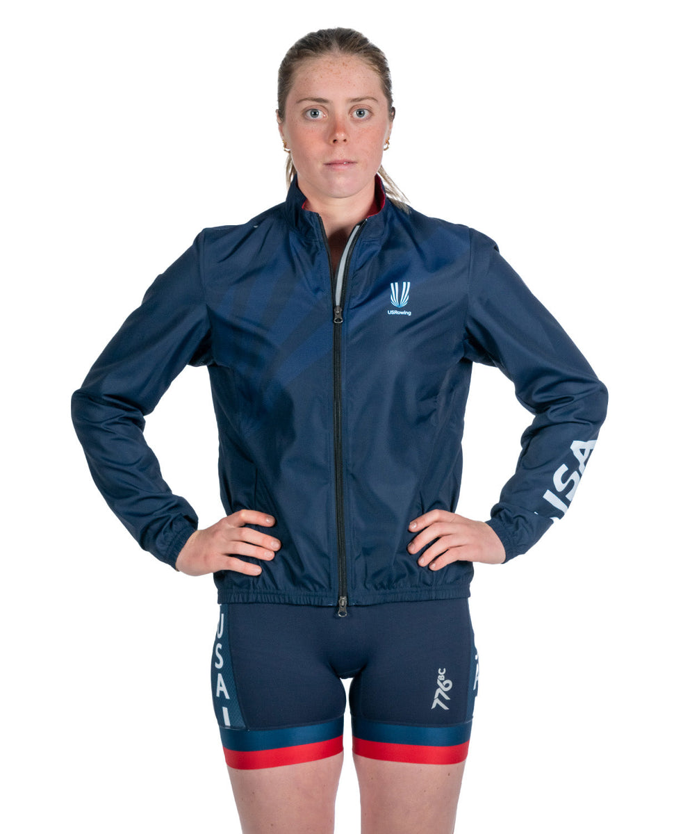Women's 776BC x USRowing Cirrostratus Jacket 01 Navy 776BC International