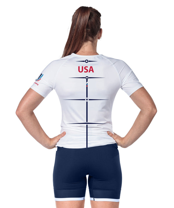Women's 776BC x USRowing Motion Pro Performance T-Shirt 02 - White