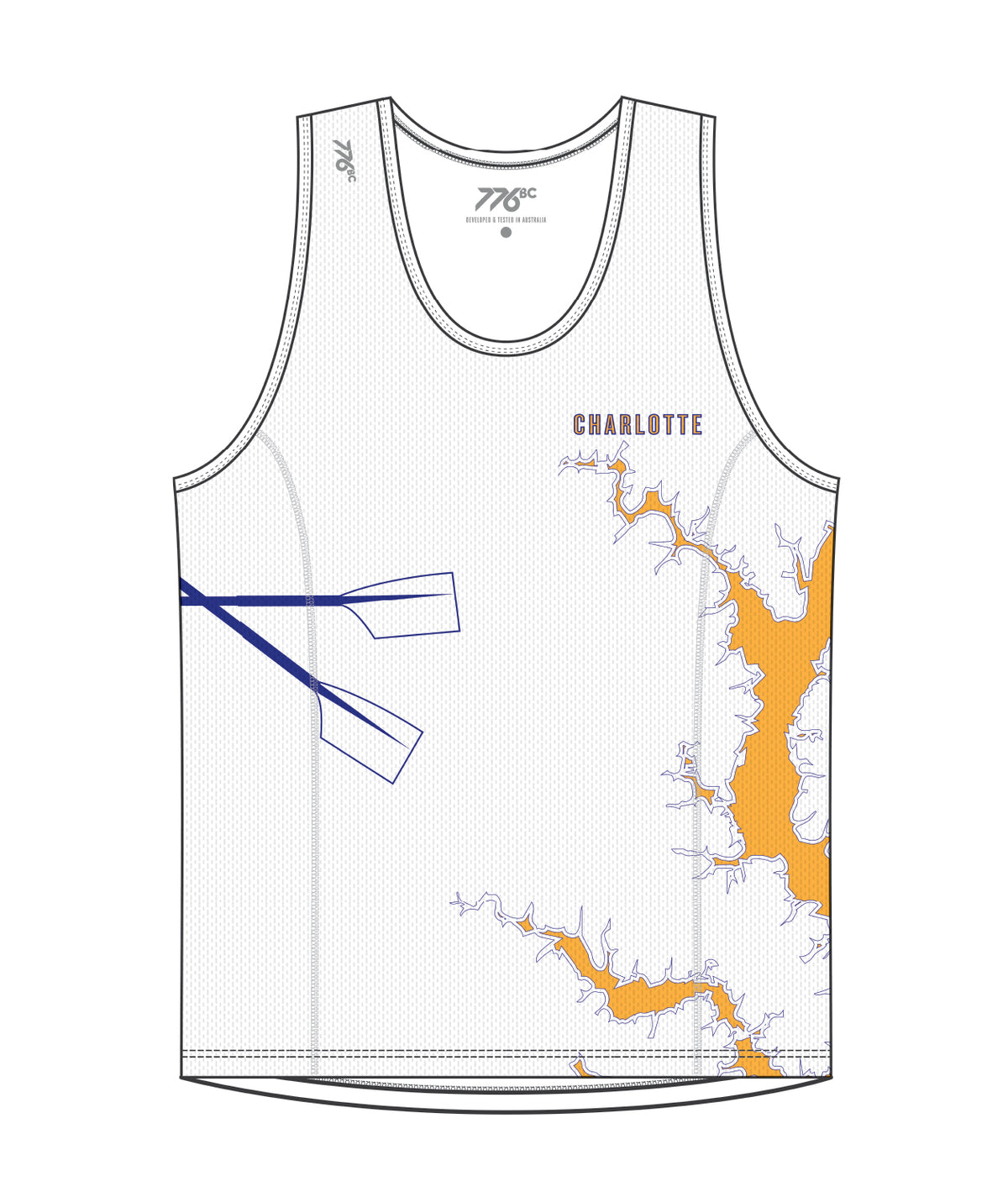 Men's Catawba Performance Tank - White