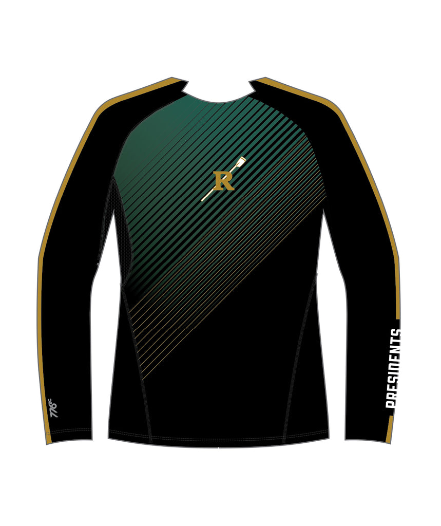 Men's FDR Crew Base Layer LS - Black/Green