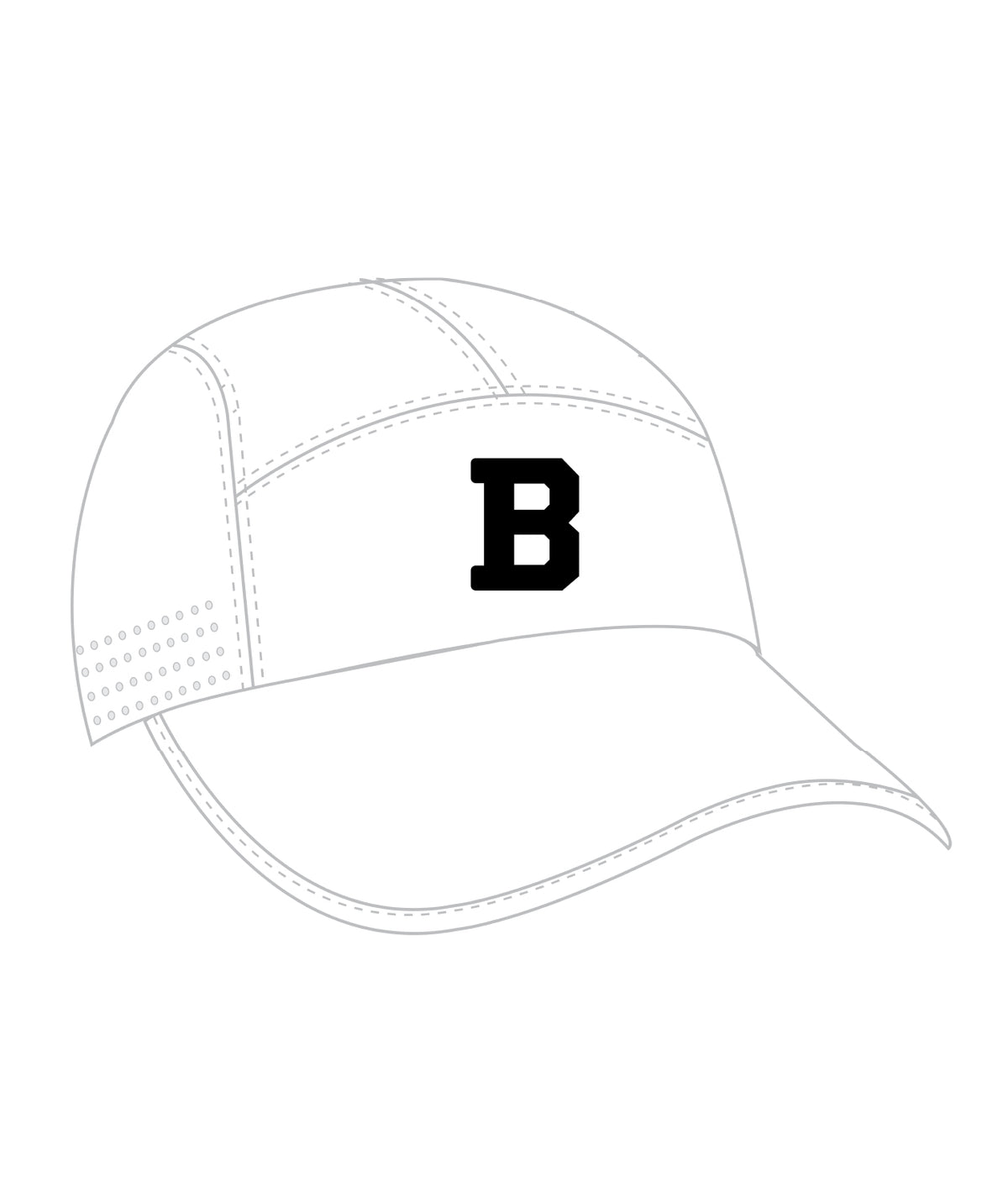 Unisex Bowdoin Performance Cap - White