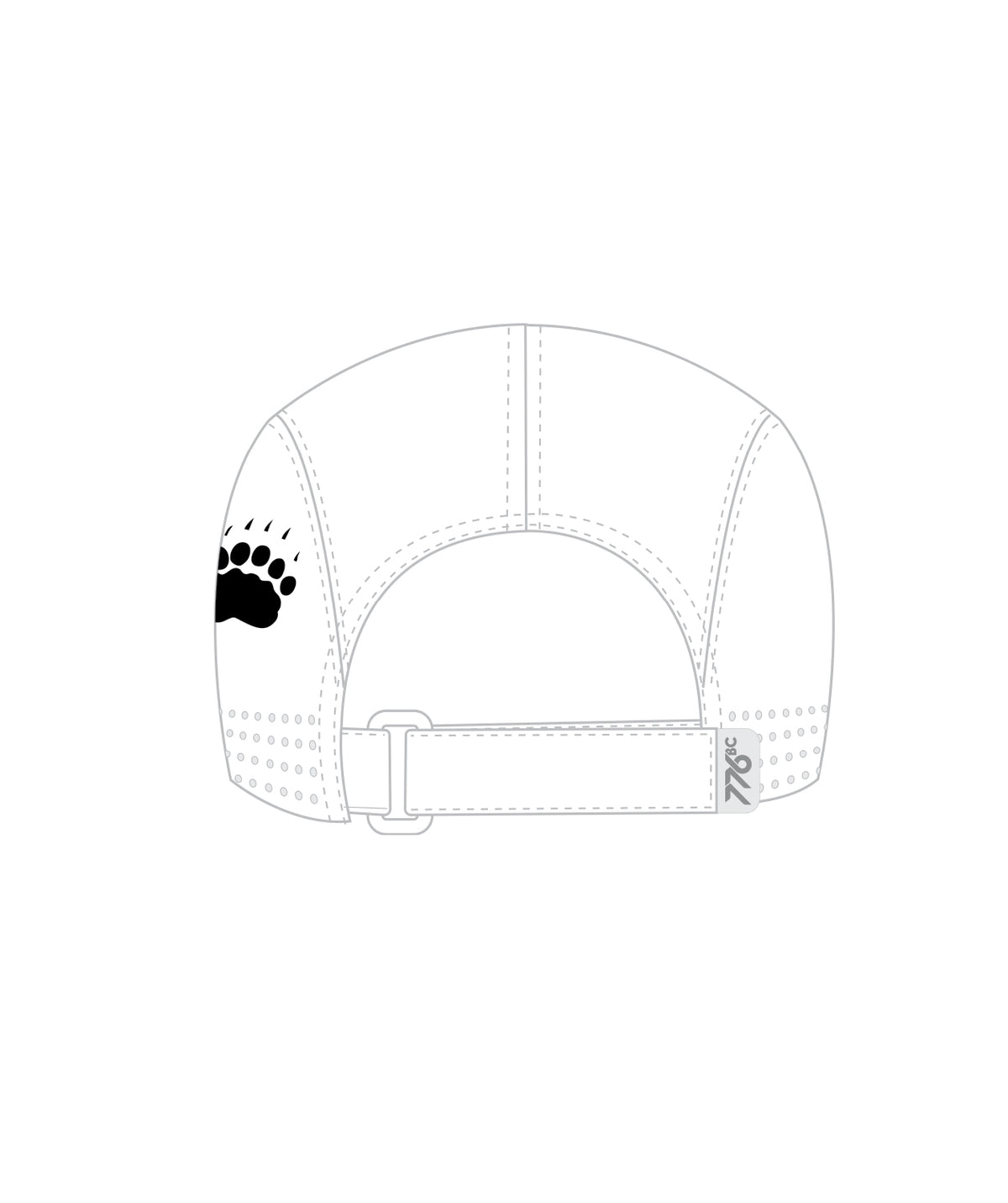 Unisex Bowdoin Performance Cap - White