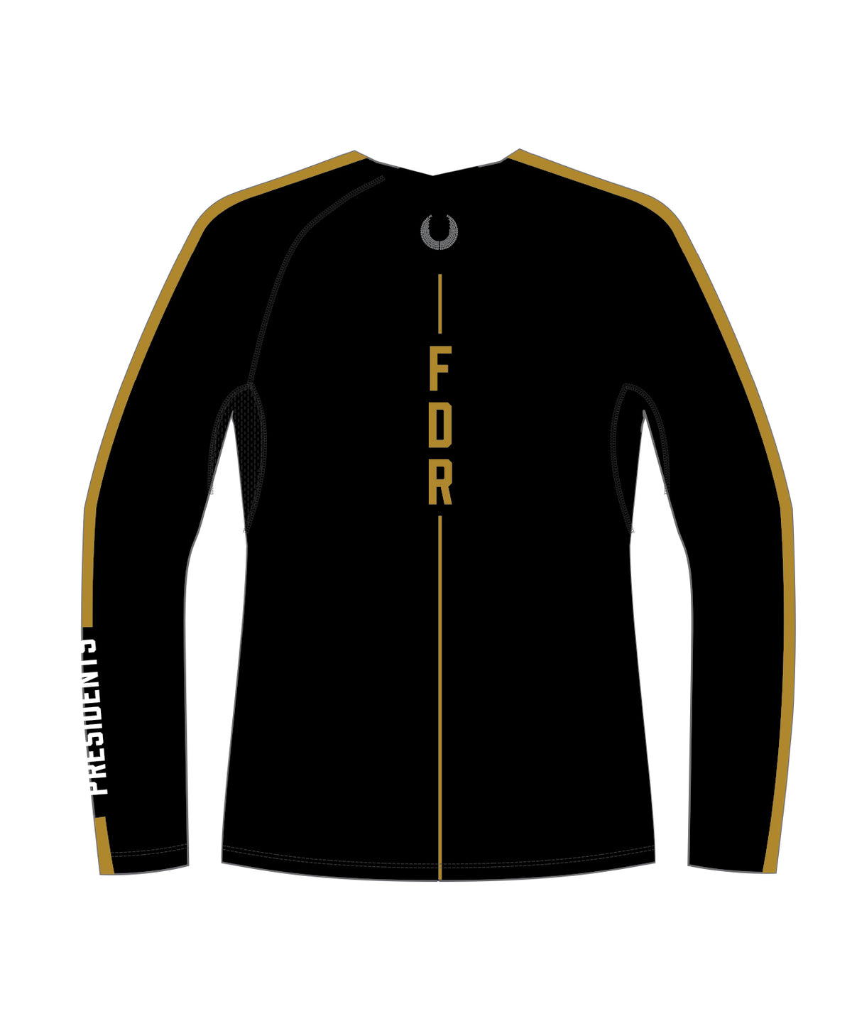 Men's FDR Crew Base Layer LS - Black/Green