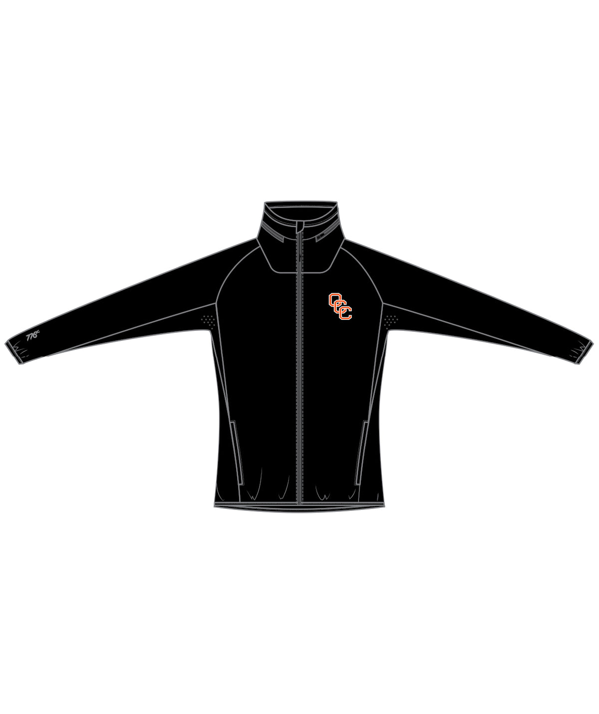 Men's Orange Coast Nimbus Rain Jacket - Black
