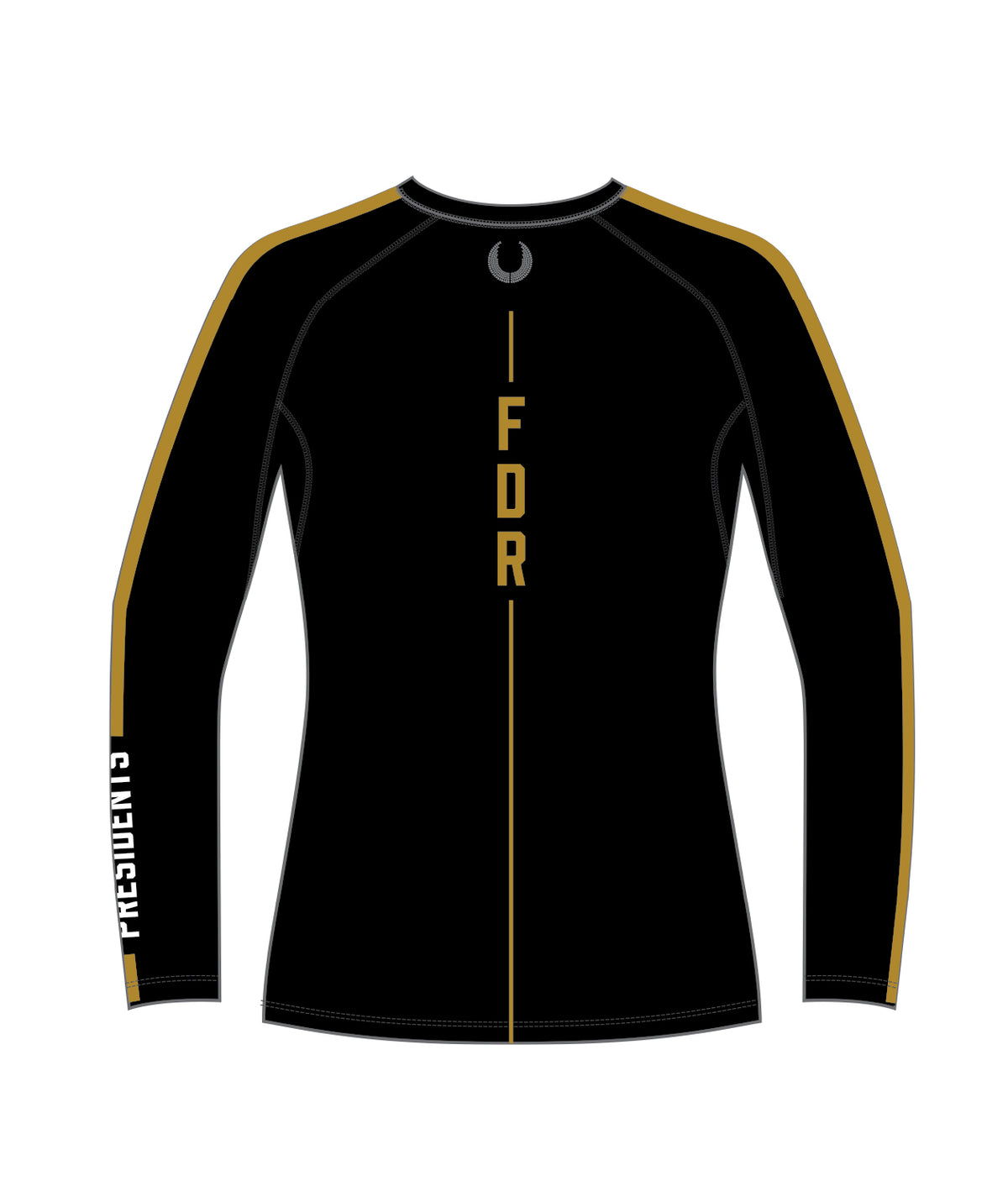 Women's FDR Crew Base Layer LS - Black/Green
