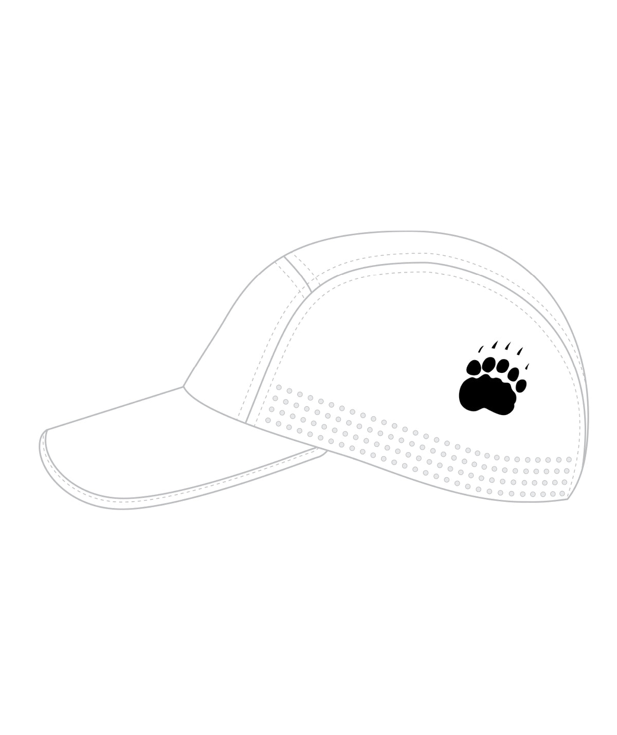 Unisex Bowdoin Performance Cap - White