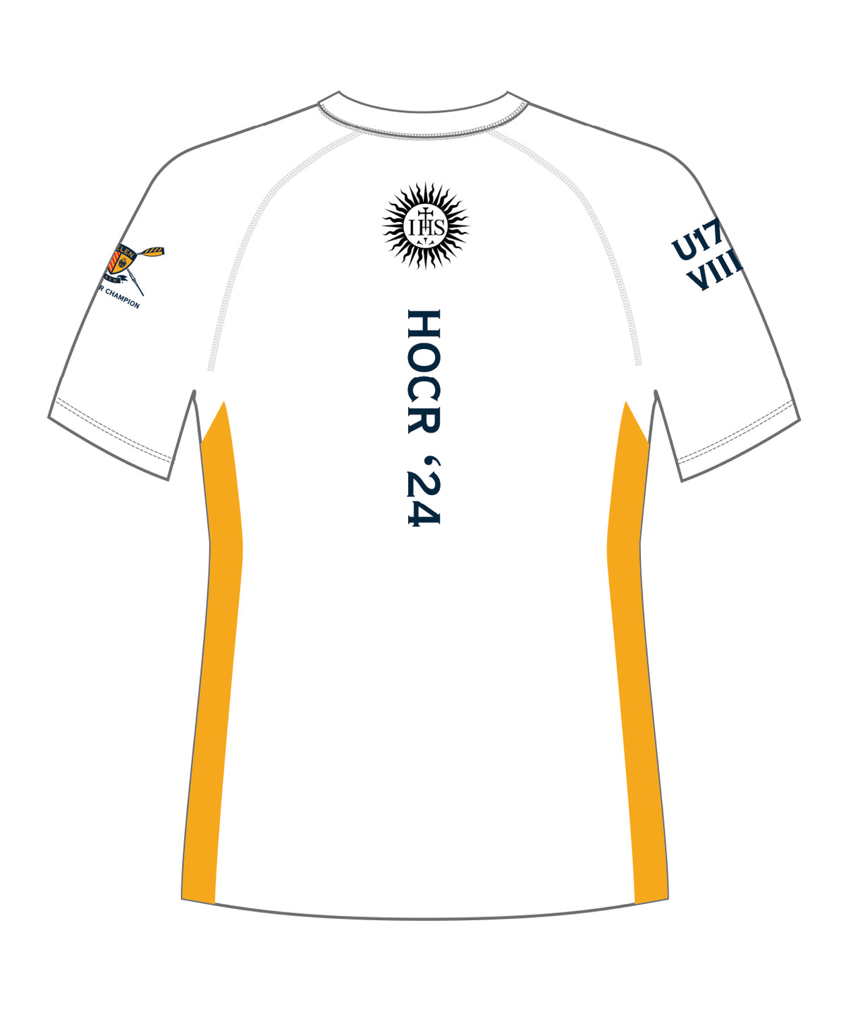 Men's Belen Jesuit HOCR Champions Base Layer SS - White