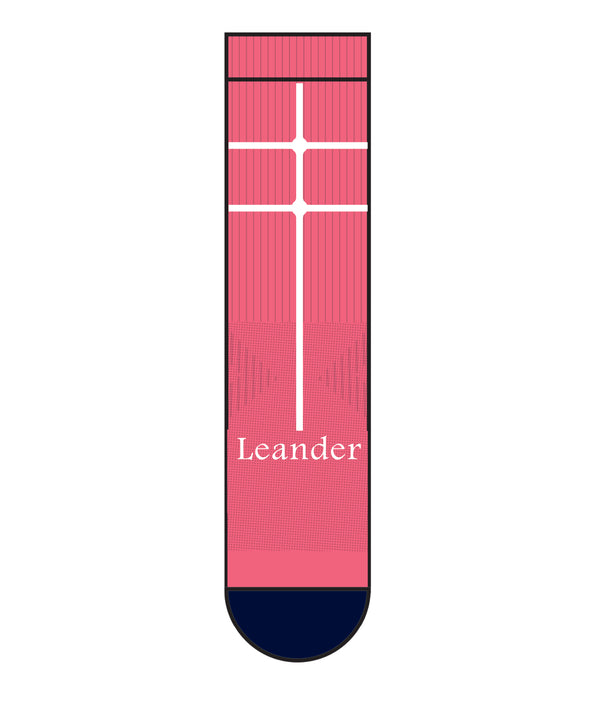 Unisex Leander Motion Performance Socks - Pink/Navy