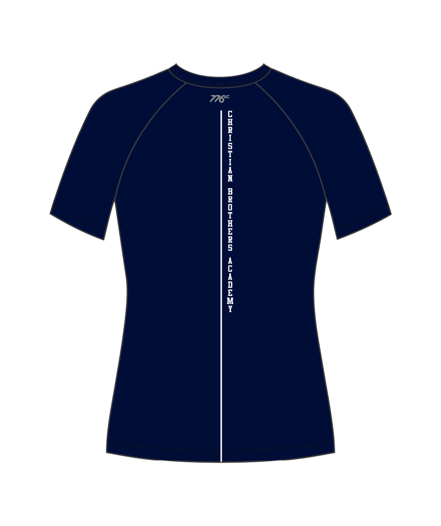Women's Christian Brothers Academy Active T-Shirt SS - Navy