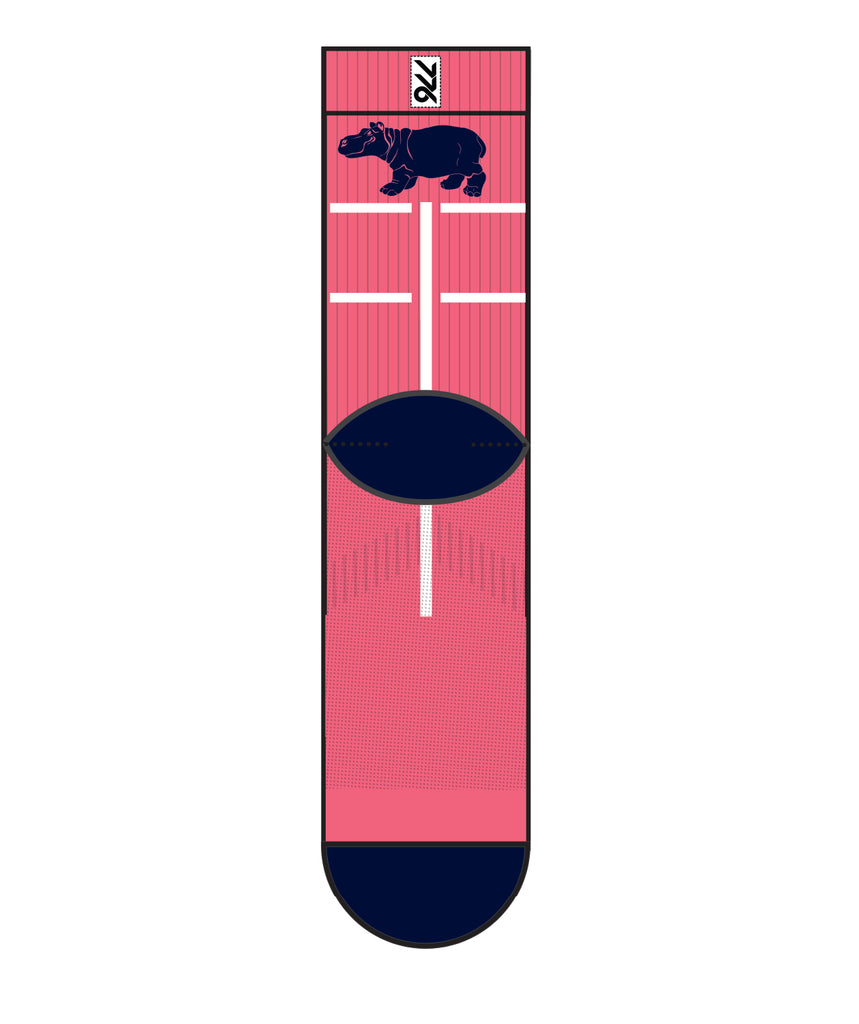 Unisex Leander Motion Performance Socks - Pink/Navy