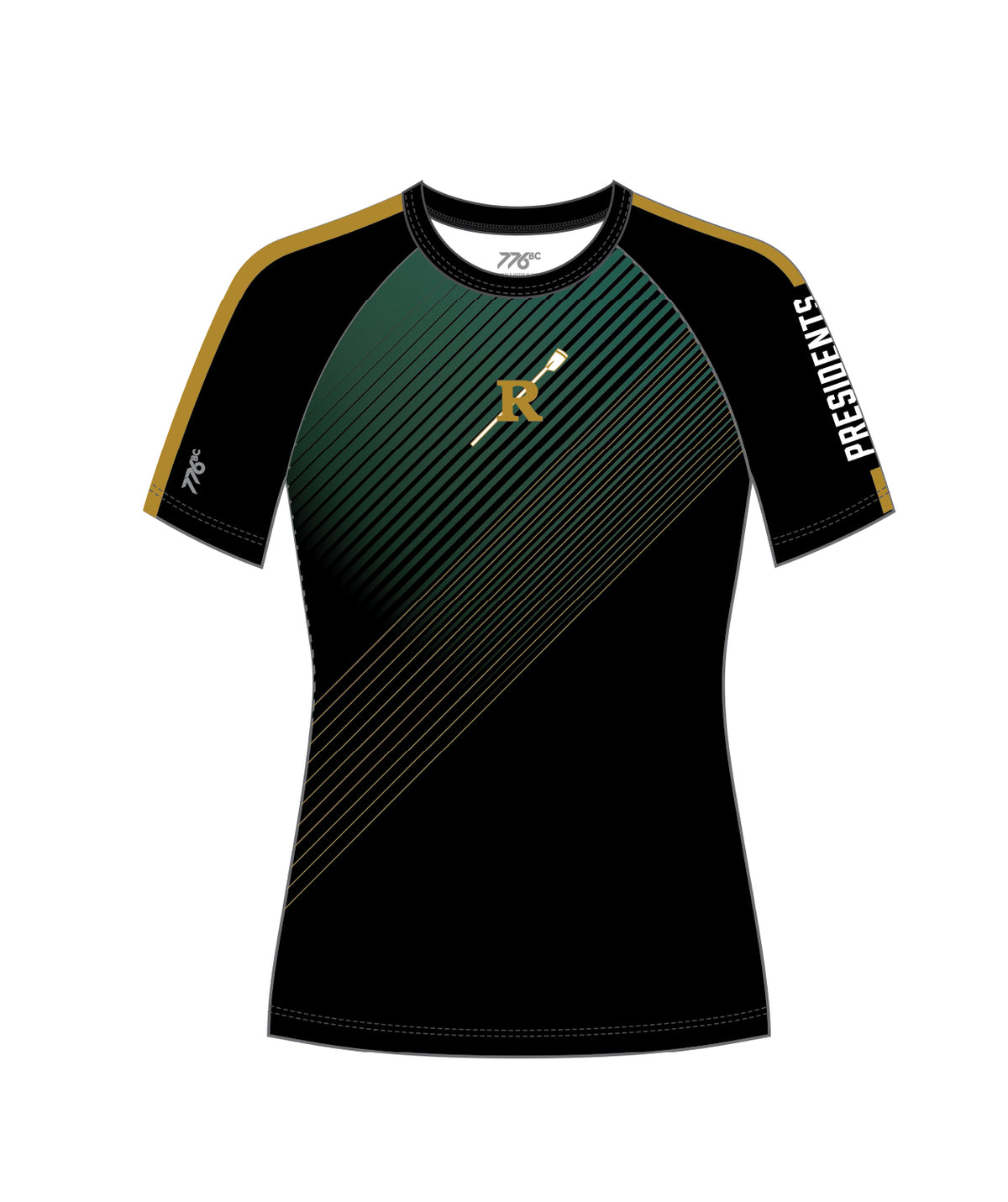 Women's FDR Crew Base Layer SS - Black/Green