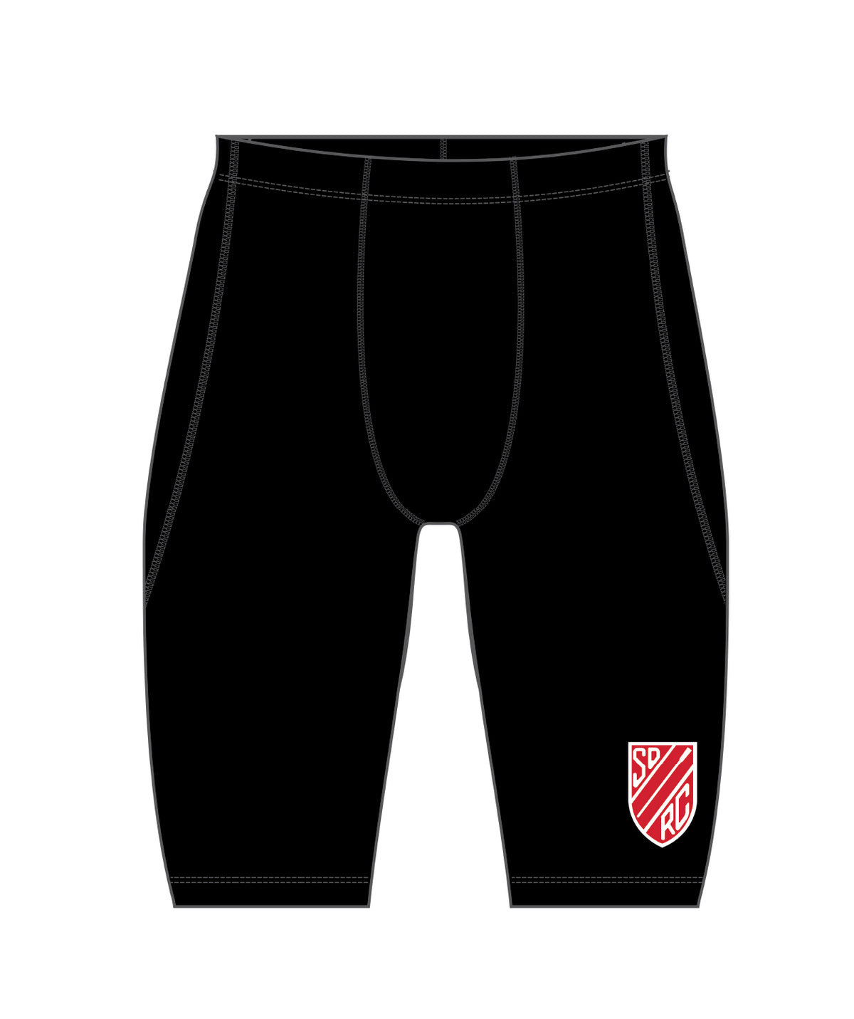 Men's San Diego Rowing Club Masters Performance Short - Black