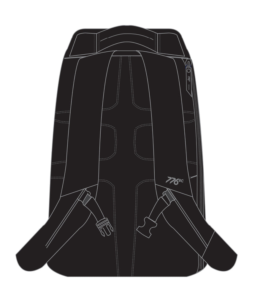 Unisex Marin Rowing Pro Tour Backpack - Black