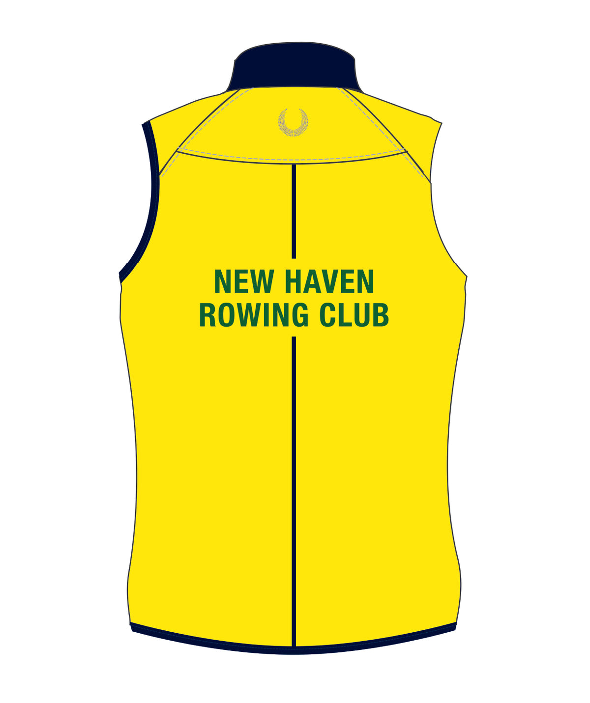Women's New Haven Stratus Vest - Neon Yellow/Navy