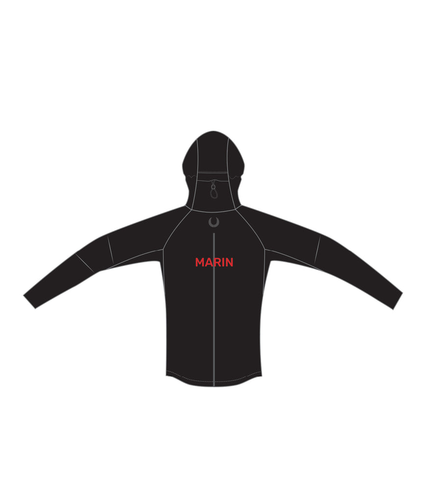 Women's Marin Rowing Polar Vortex Waterproof Jacket - Black