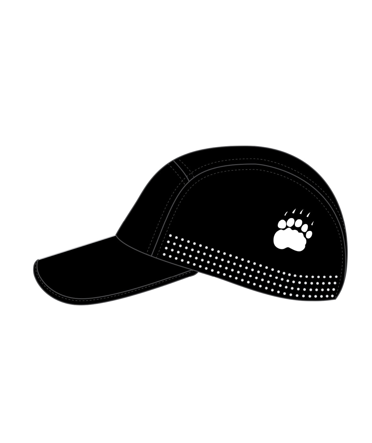 Unisex Bowdoin Performance Cap - Black