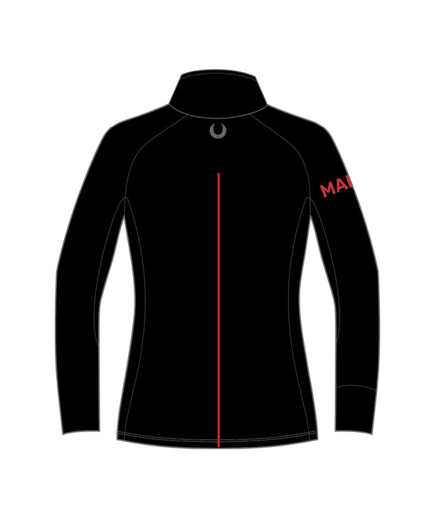 Women's Marin Rowing Tech 1/4 Zip LS - Black