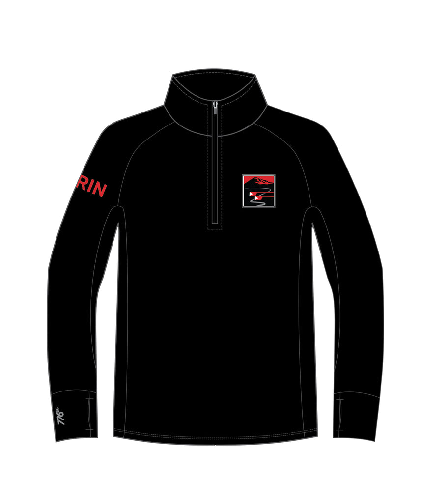 Men's Marin Rowing Tech 1/4 Zip LS - Black