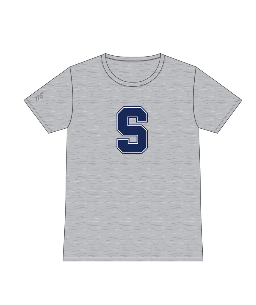 Unisex Sarasota Crew Crew T-Shirt SS - Grey Marle