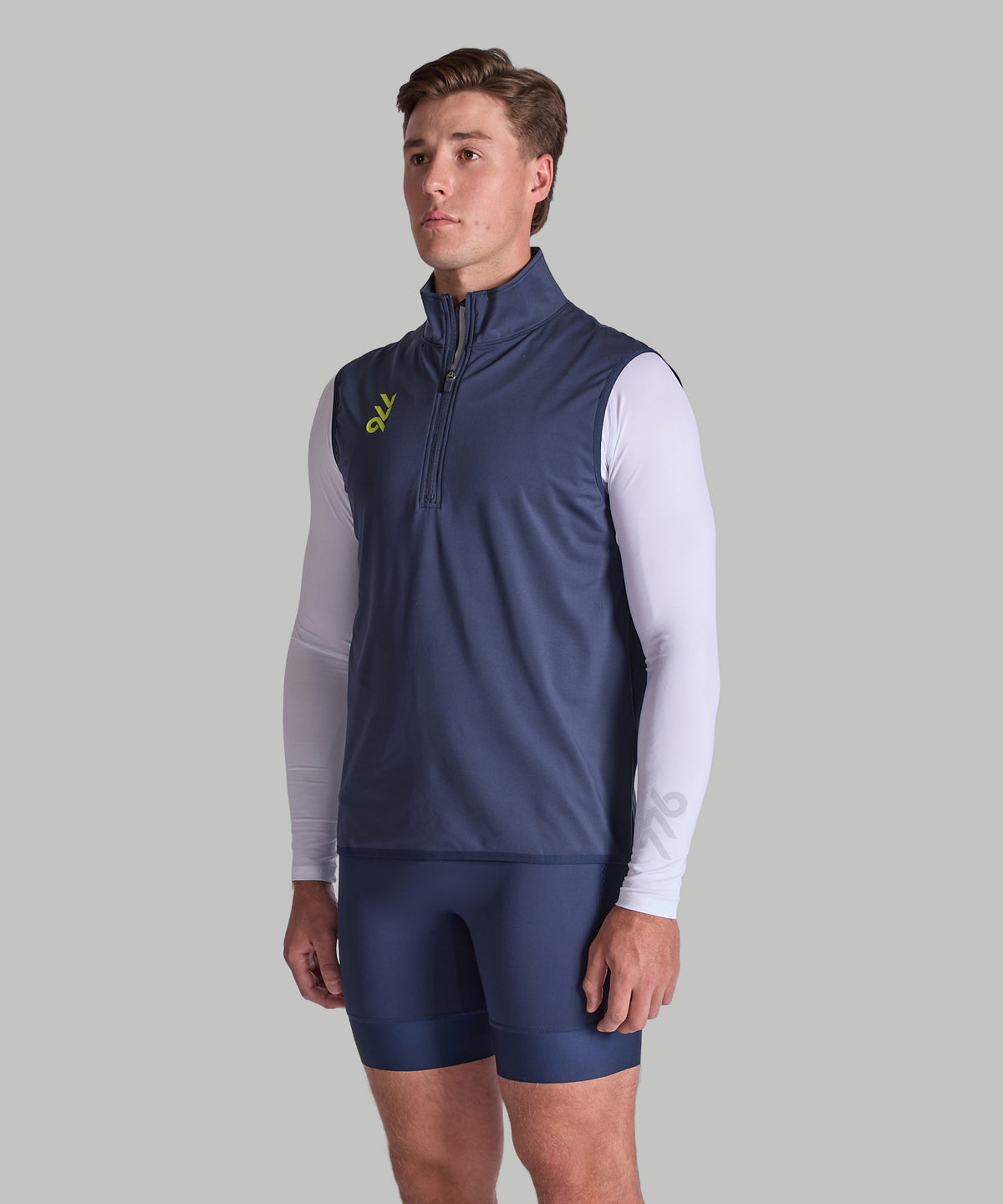 Men's 776BC Stratus Vest - Navy/Volt
