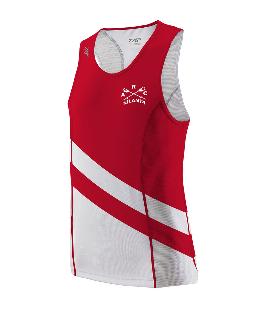 Men's Atlanta Rowing Performance Tank - White/Red