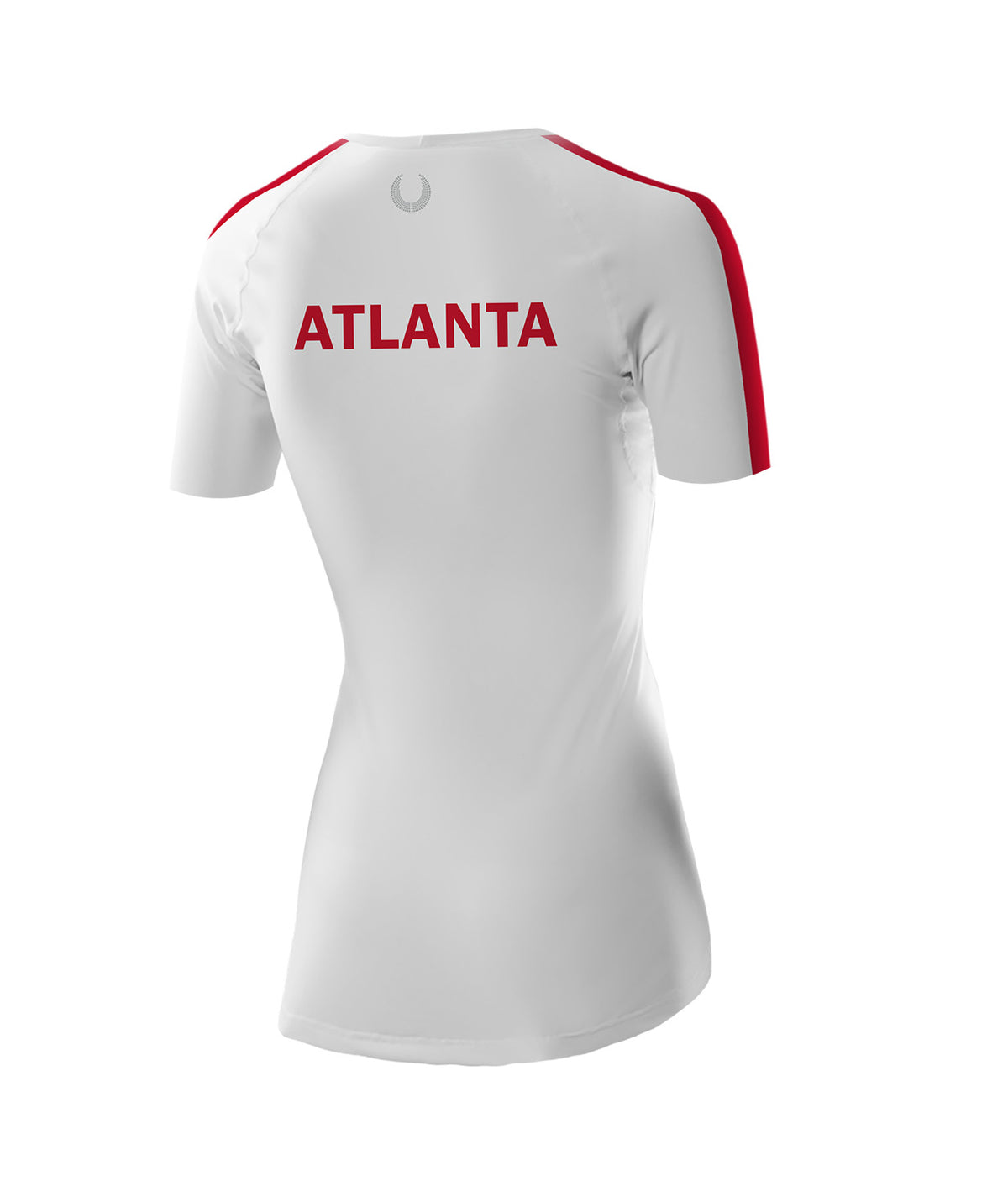Women's Atlanta Rowing Base Layer SS - White/Red