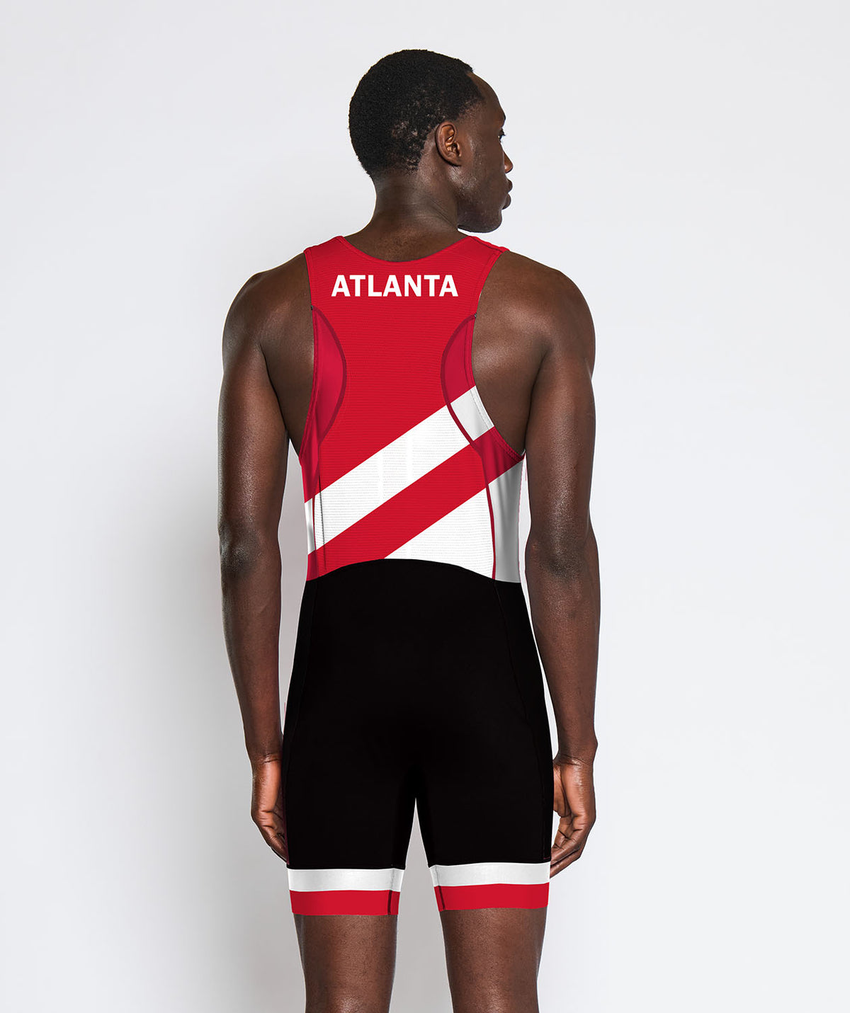 Men's Atlanta Rowing Pro Unisuit - Black/Red