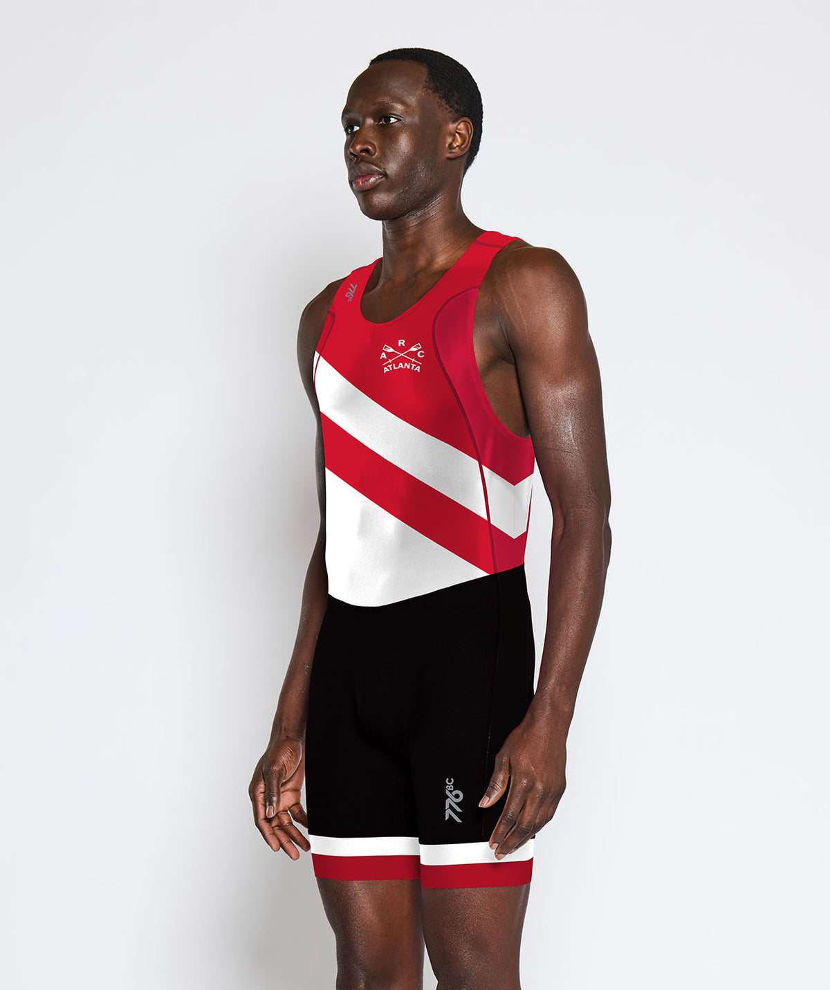 Men's Atlanta Rowing Pro Unisuit - Black/Red