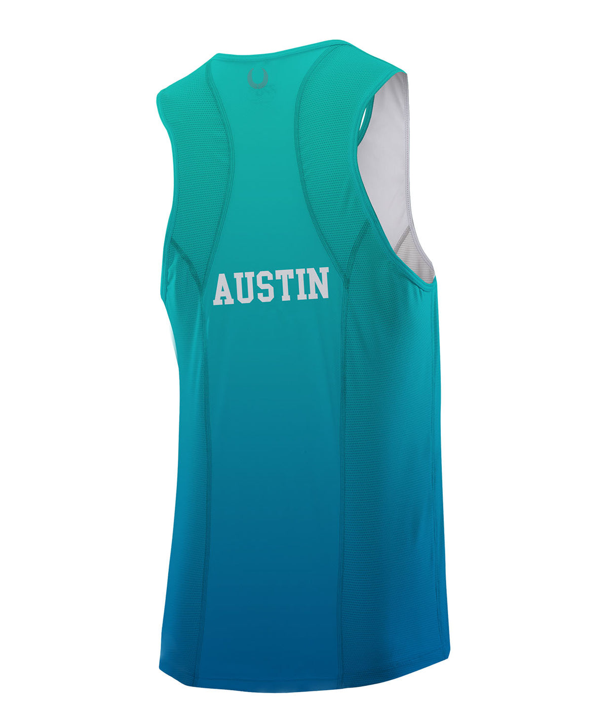 Men's Austin Rowing Club Performance Tank - Blue/Black