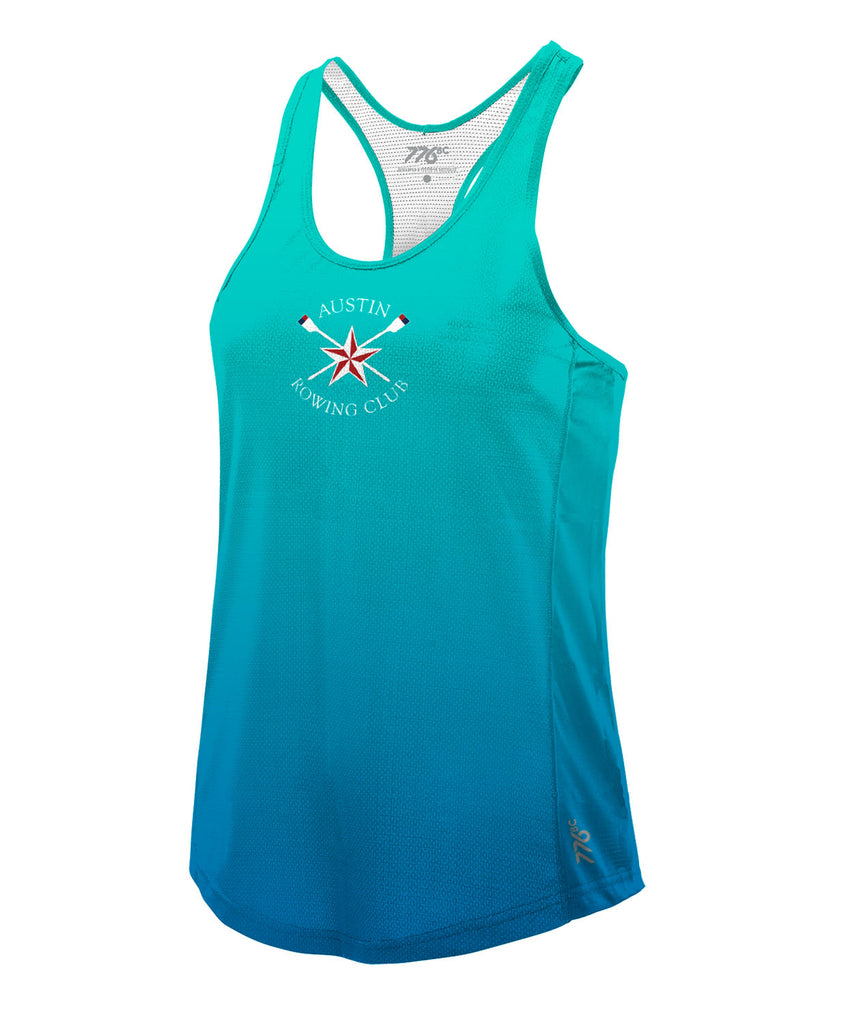 Women's Austin Rowing Club Performance Tank - Blue/Black