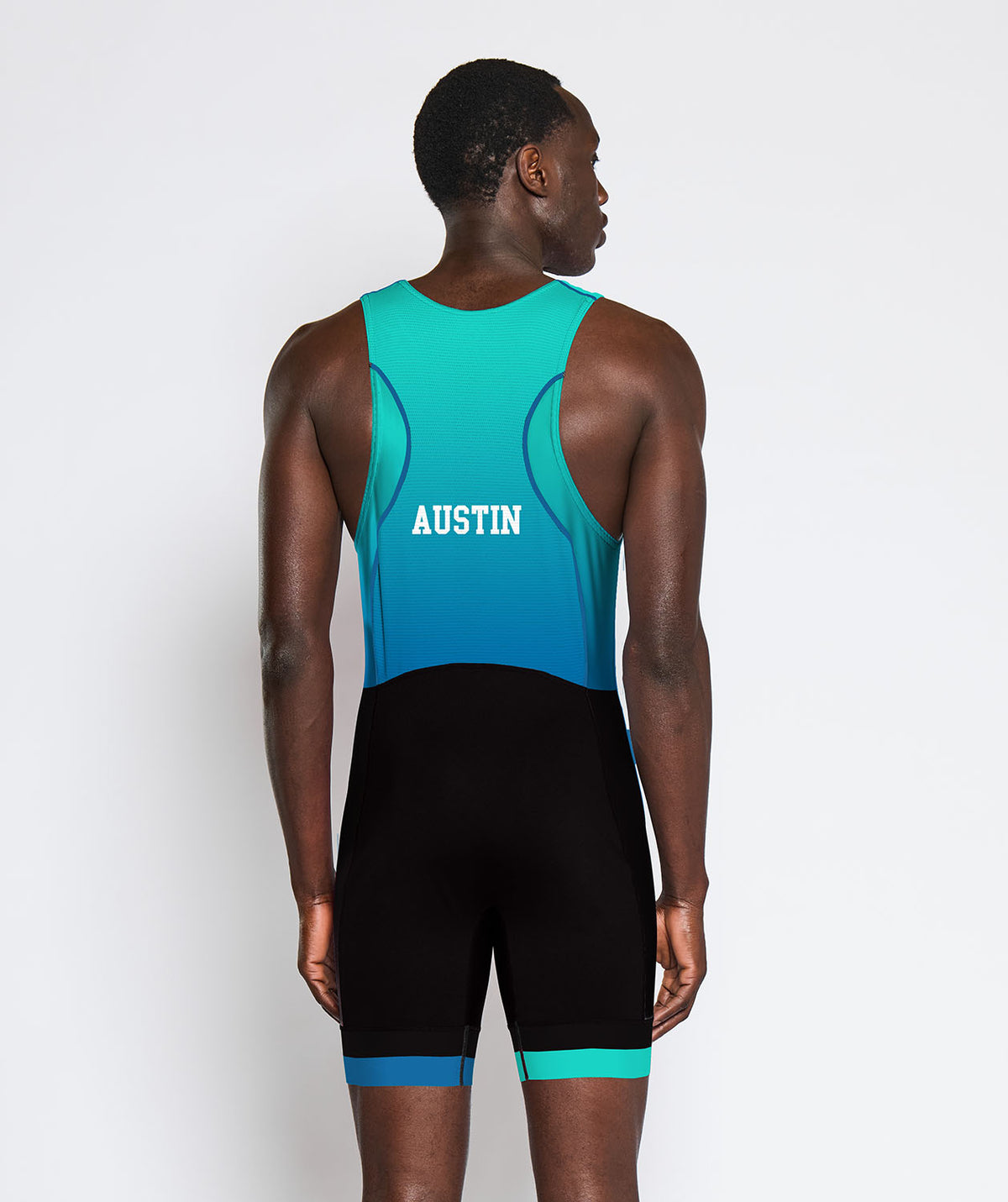 Men's Austin Rowing Club Pro Unisuit - Blue/Black