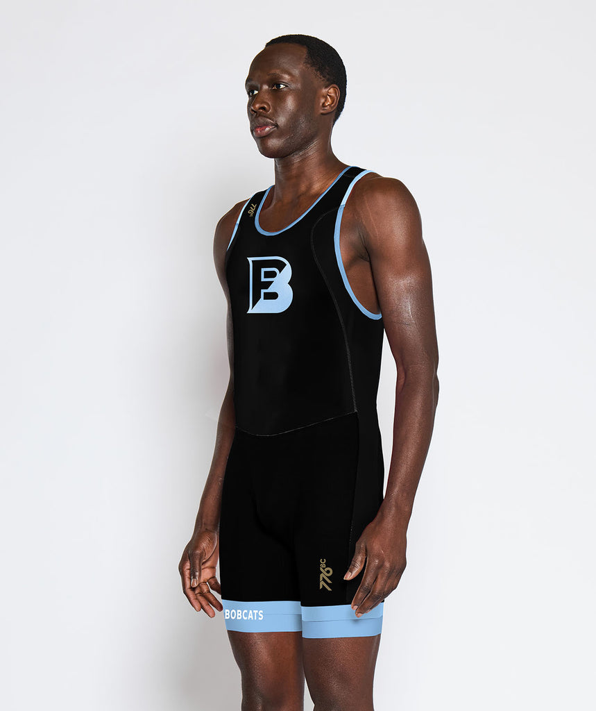 Men's Bates College Pro Unisuit - Black/Blue