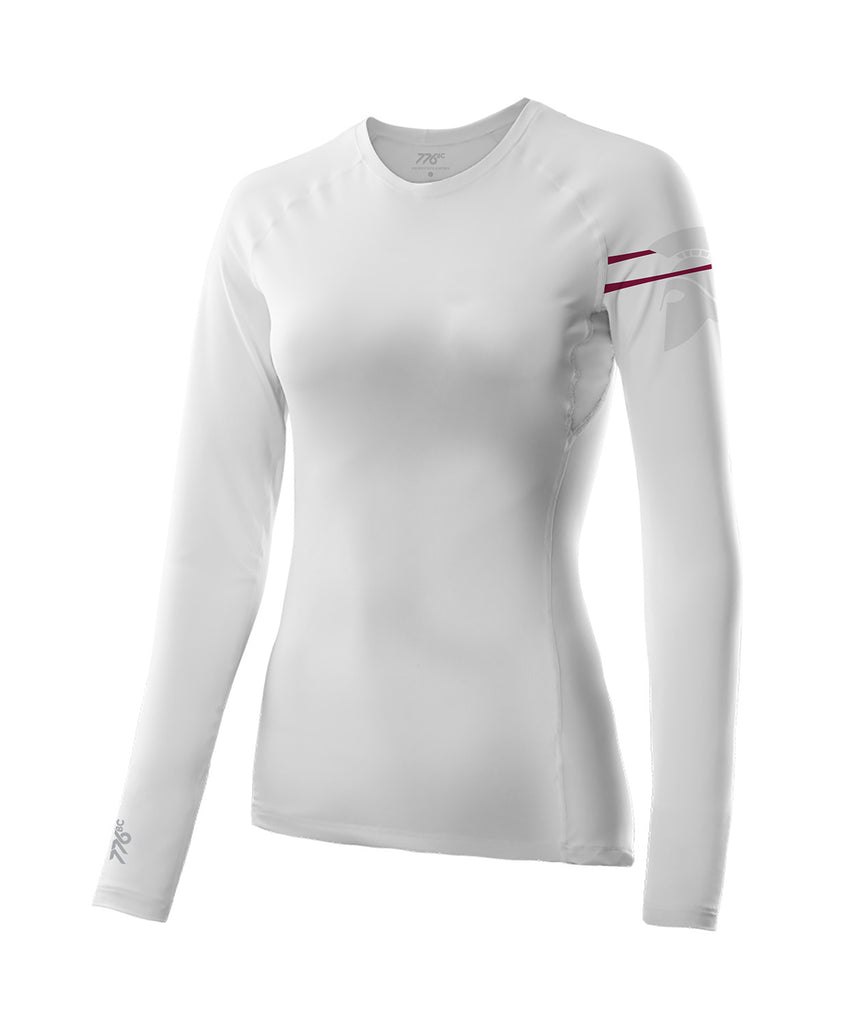 Women's Burnt Hills Base Layer LS - White