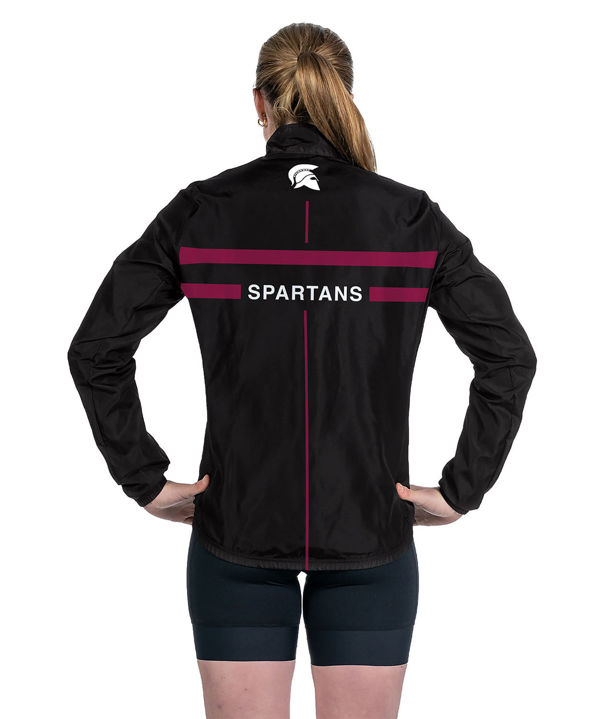 Women's Burnt Hills Cirrostratus Wind Jacket - Black/Maroon