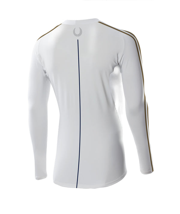 Men's Canisius High School Training Base Layer LS - White/Gold