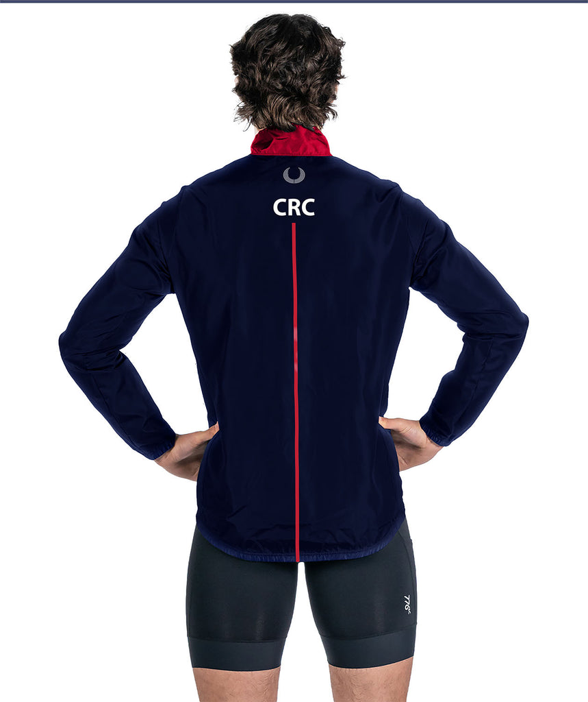 Men's Capital Rowing Club Masters Cirrostratus Wind Jacket - Navy/Red