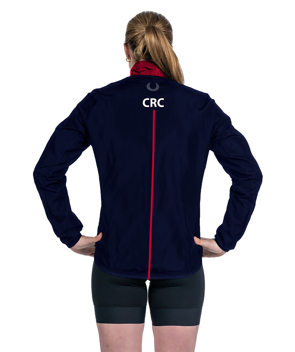 Women's Capital Rowing Club Masters Cirrostratus Wind Jacket - Navy/Red