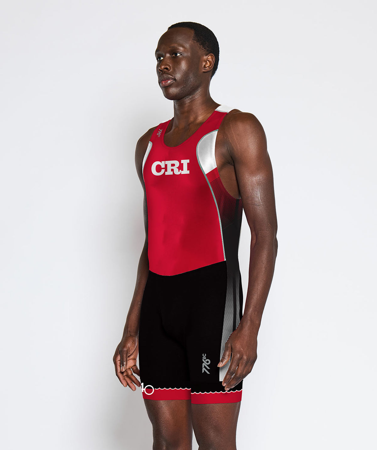 Men's Community Rowing Inc. 40th Anniversary Pro Unisuit - Black/Red