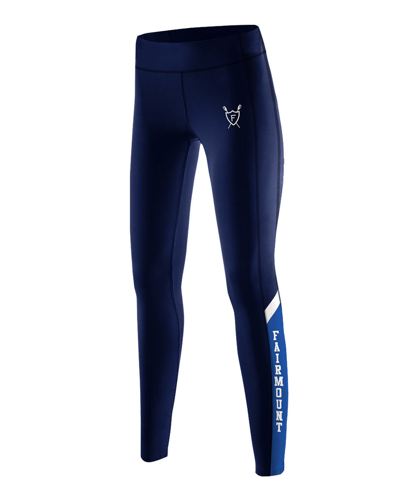 Women's Fairmount Rowing Streamline Tight - Navy