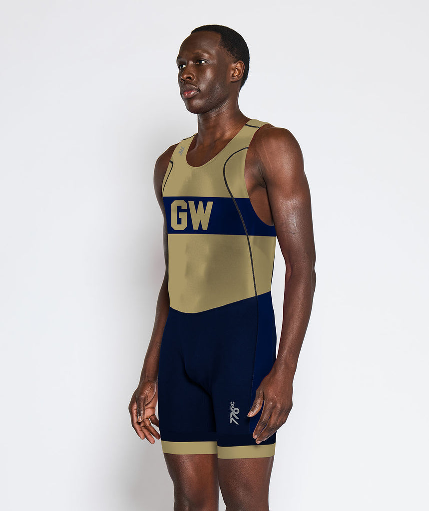 Men's George Washington University Pro Unisuit - Navy/Gold