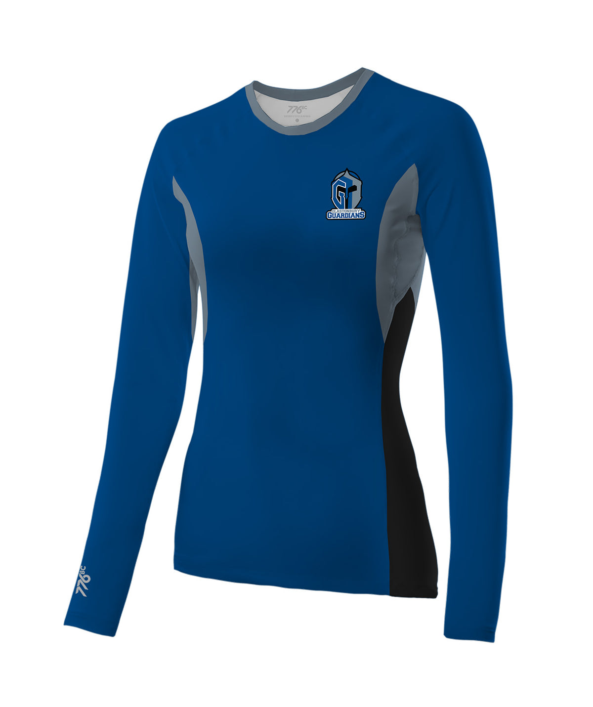 Women's Glastonbury High School Base Layer LS - Blue