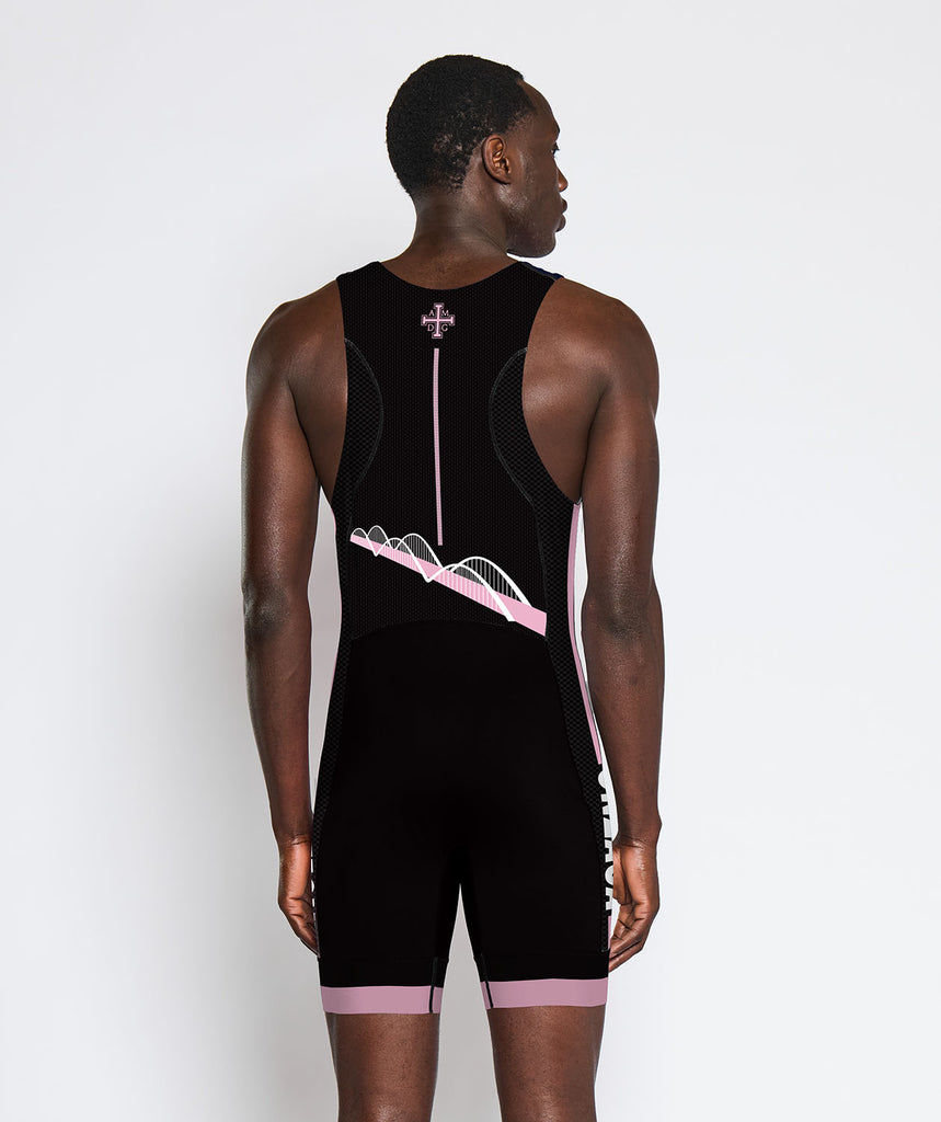 Men's Gonzaga College High School Pro Unisuit - Black/Pink