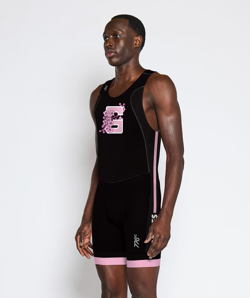 Men's Gonzaga College High School Pro Unisuit - Black/Pink
