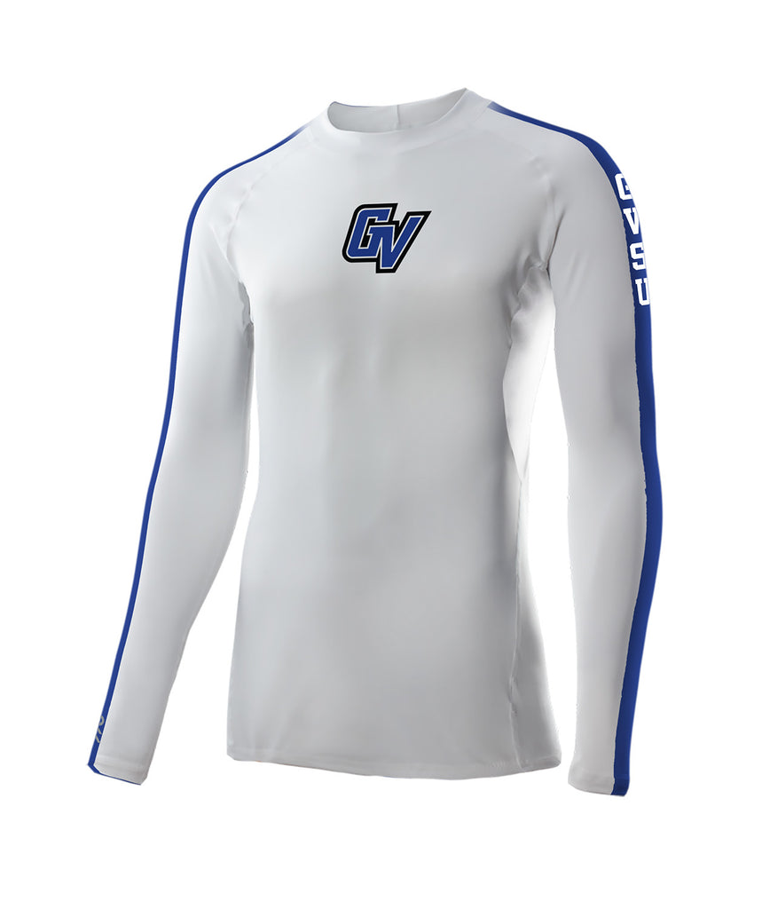 Men's Grand Valley Rowing Club Base Layer LS - White