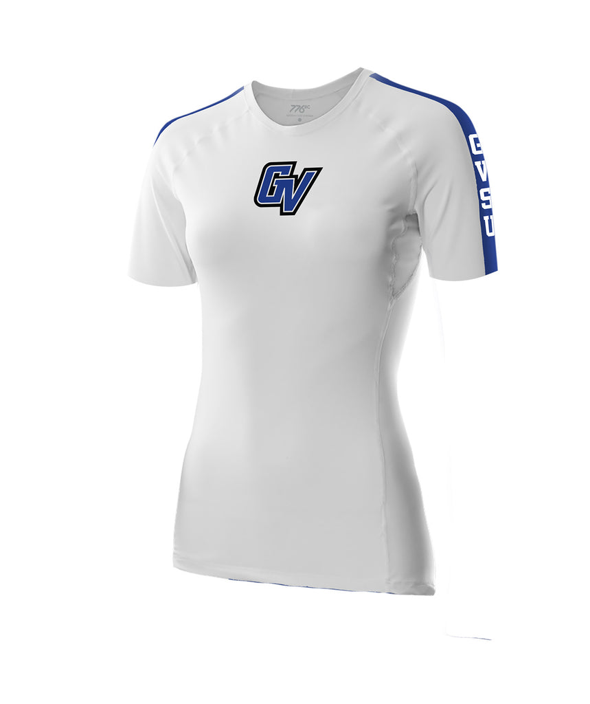 Women's Grand Valley Rowing Club Base Layer SS - White