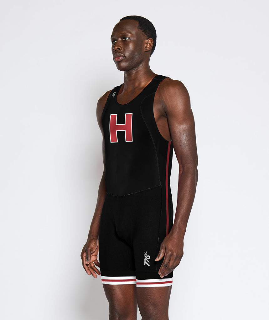 Men's Harvard Heavyweight Pro Unisuit - Black/Red