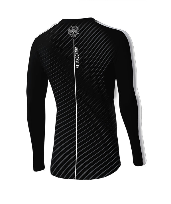 Men's Jacksonville University Base Layer LS - Black