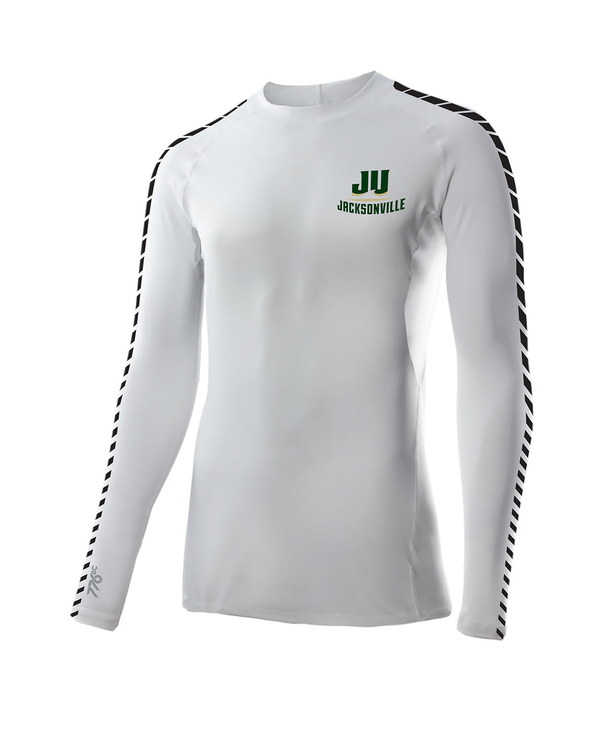 Men's Jacksonville University Base Layer Ls - White