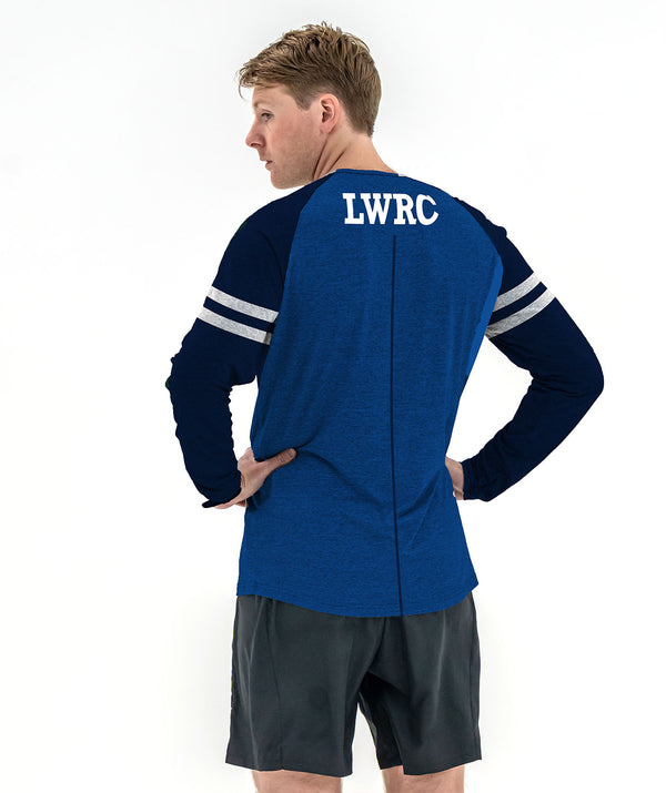 Men's Lake Washington Active LS T-Shirt - Blue/Navy